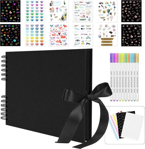 Black scrapbook pages photo - pages,