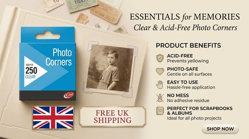 Photo corners invisible clear - invisible,