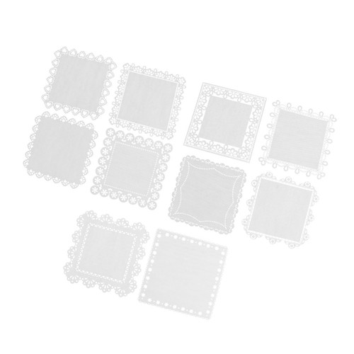 Delicate white paper lace - delicate,