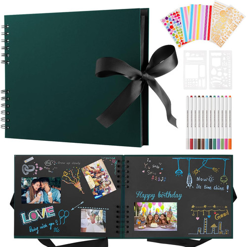 Photo album scrapbook kit - album, 80-