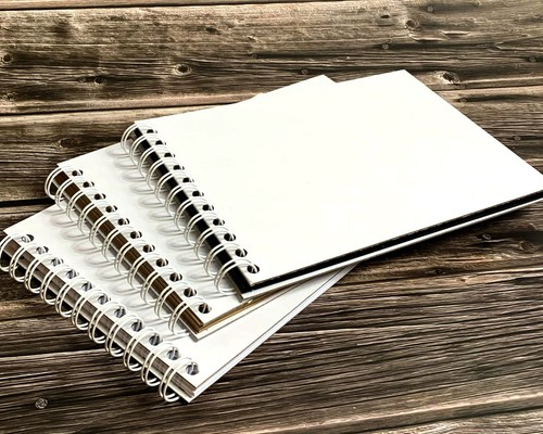 Blank white bind - blank, a5